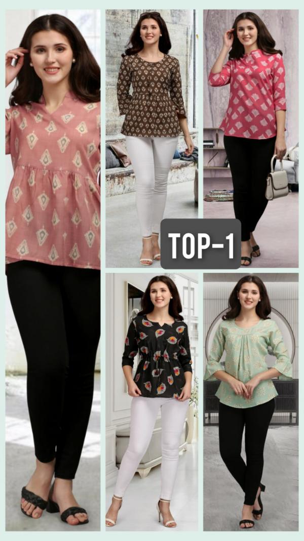 Vaasu Top  1 Stylist Cotton Western Top 